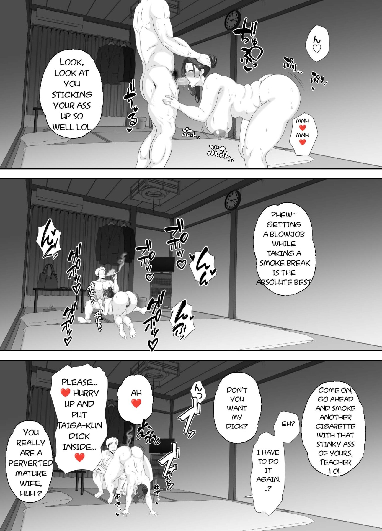 Hentai Manga Comic-Fallen mother after school-Read-78